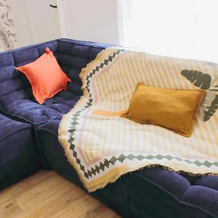 Maison Bleue 8 A 10pers Avec Piscine سولاك سور مير